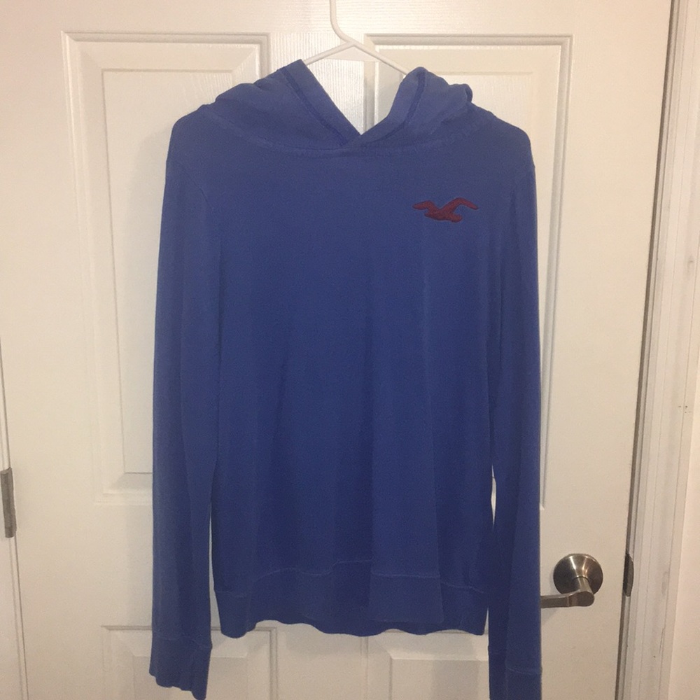 True blue Hollister hoodie